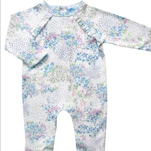 Floral Albetta romper in Monet colors